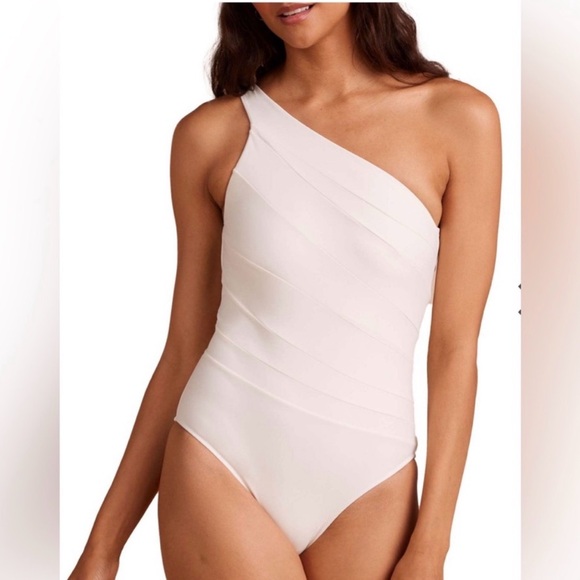 summersalt Other - Summersalt The Sidestroke Swimsuit One Piece NEW Size 2 Ivory Resort Vacation